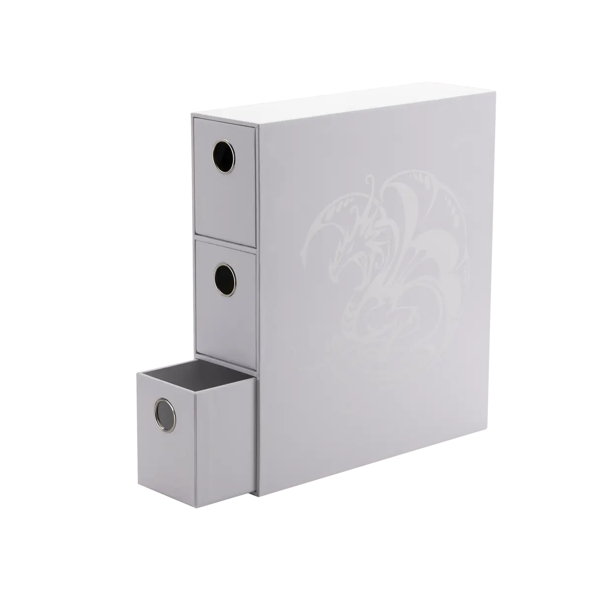 Dragon Shield Fortress Card Drawers – Alb - imagine de prezentare 1