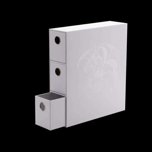 Thumbnail pentru Dragon Shield Fortress Card Drawers – Alb - imagine 1