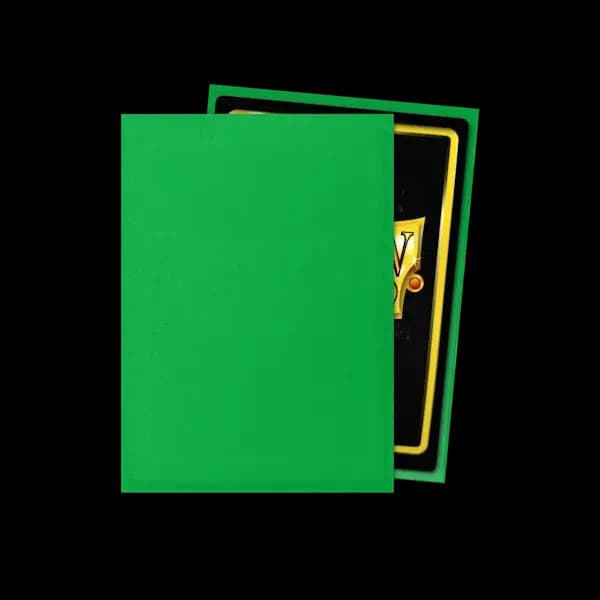 Dragon Shield Standard Matte Sleeves - Matte Apple Green (100) - imagine de prezentare 2