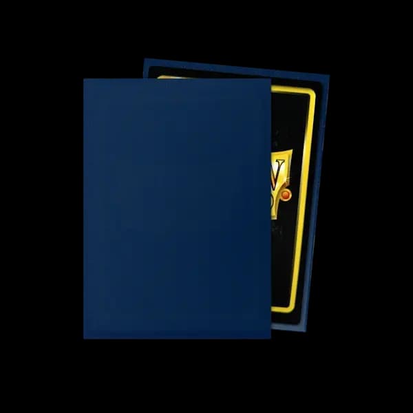 Dragon Shield Standard Matte Sleeves - Midnight Blue (100) - imagine de prezentare 2