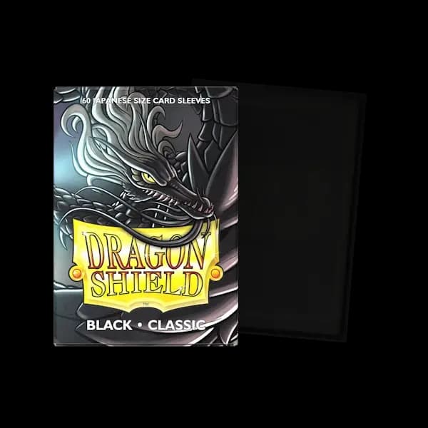 Dragon Shield Japanese Dual Matte Sleeves - Classic Black (60)