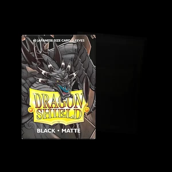 Dragon Shield Japanese Size Matte Sleeves - Black (60)