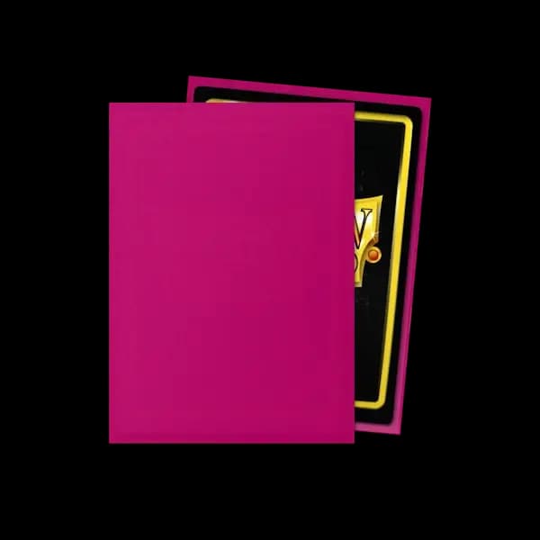 Thumbnail pentru Dragon Shield Standard Sleeves – Matte Magenta (100 Sleeves) - imagine 2