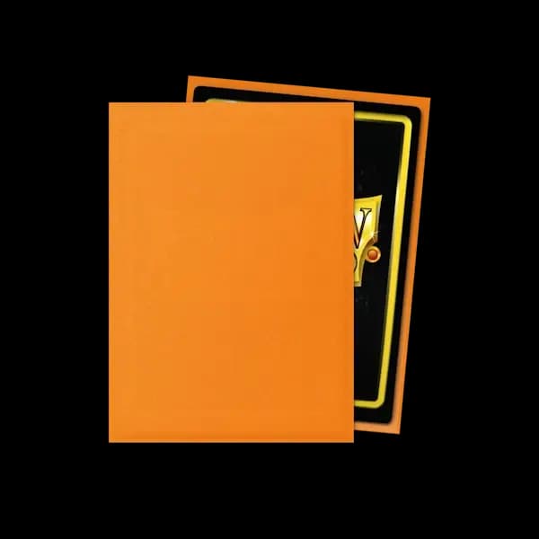 Thumbnail pentru Dragon Shield Standard Sleeves – Matte Orange (100 Sleeves) - imagine 2