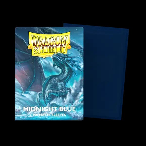 Thumbnail pentru Dragon Shield Standard Matte Sleeves - Midnight Blue (100) - imagine 1