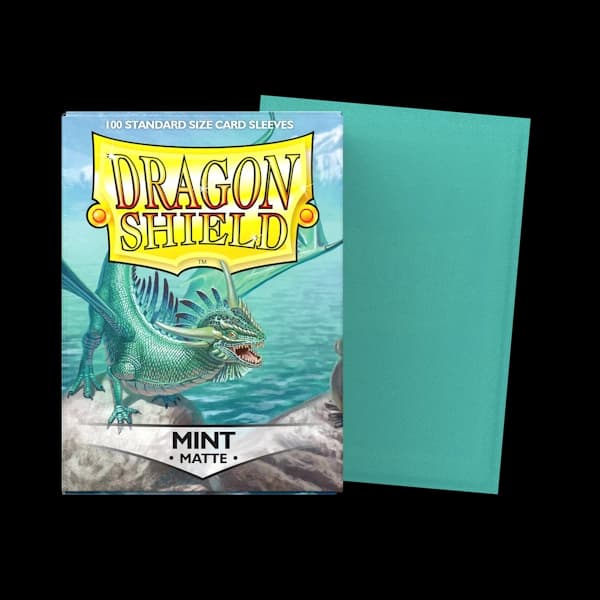 Thumbnail pentru Dragon Shield Standard Sleeves – Matte Mint (100 Sleeves) - imagine 1