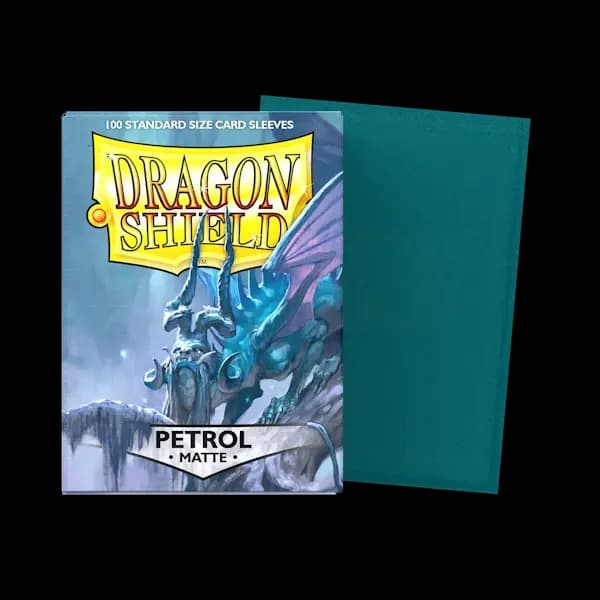 Thumbnail pentru Dragon Shield Standard Sleeves – Matte Petrol (100 Sleeves) - imagine 1