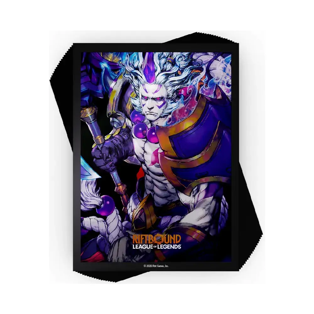 Riftbound: Spiritforged Darius, Executioner Sleeves (100) - imagine de prezentare