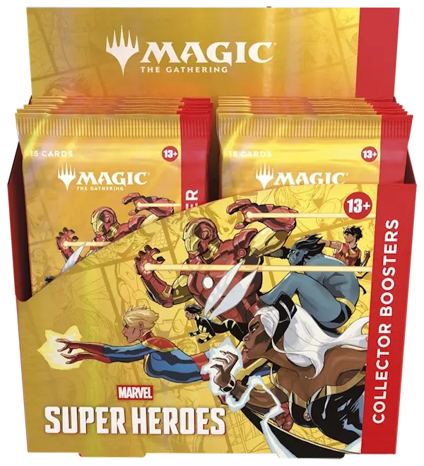 Thumbnail pentru Magic: The Gathering - Marvel Super Heroes Collector Booster Display - imagine 1