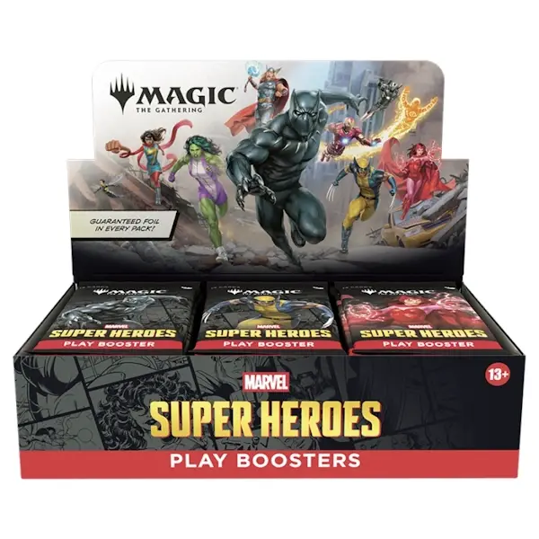 Thumbnail pentru Magic: The Gathering - Marvel Super Heroes Play Booster Display - imagine 4