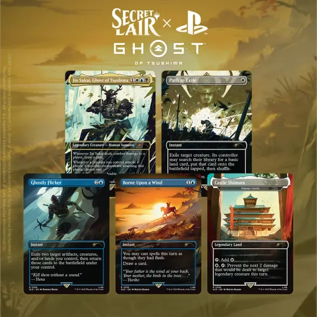 Magic: The Gathering - Secret Lair x PlayStation Superdrop: Ghost of Tsushima (Non-Foil)