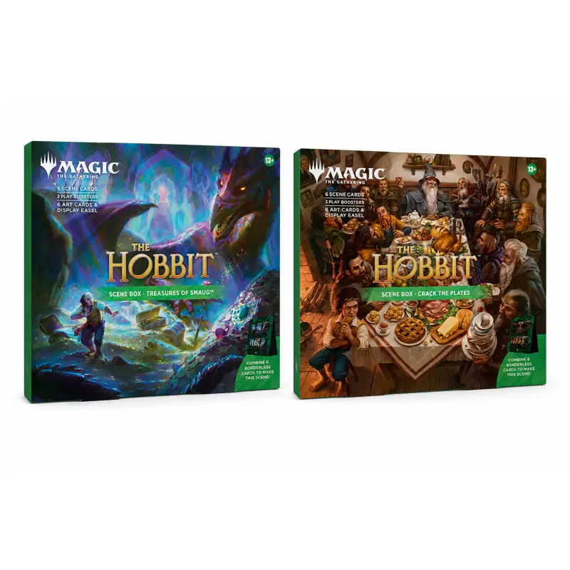 Magic: The Gathering - The Hobbit Scene Box Set (Treasures of Smaug + Crack The Plates) - imagine de prezentare