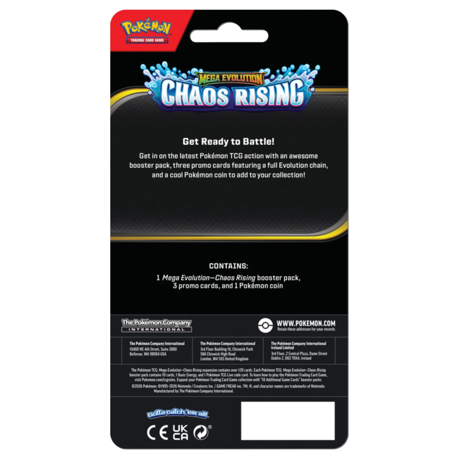 Pokémon Mega Evolution - Chaos Rising Premium Checklane Blister - imagine de prezentare 2