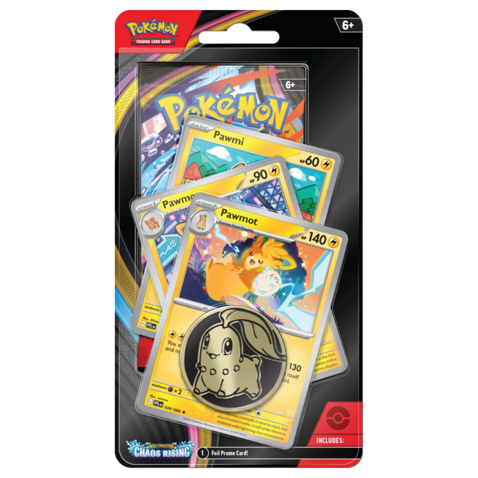 Pokémon Mega Evolution - Chaos Rising Premium Checklane Blister - imagine de prezentare 3
