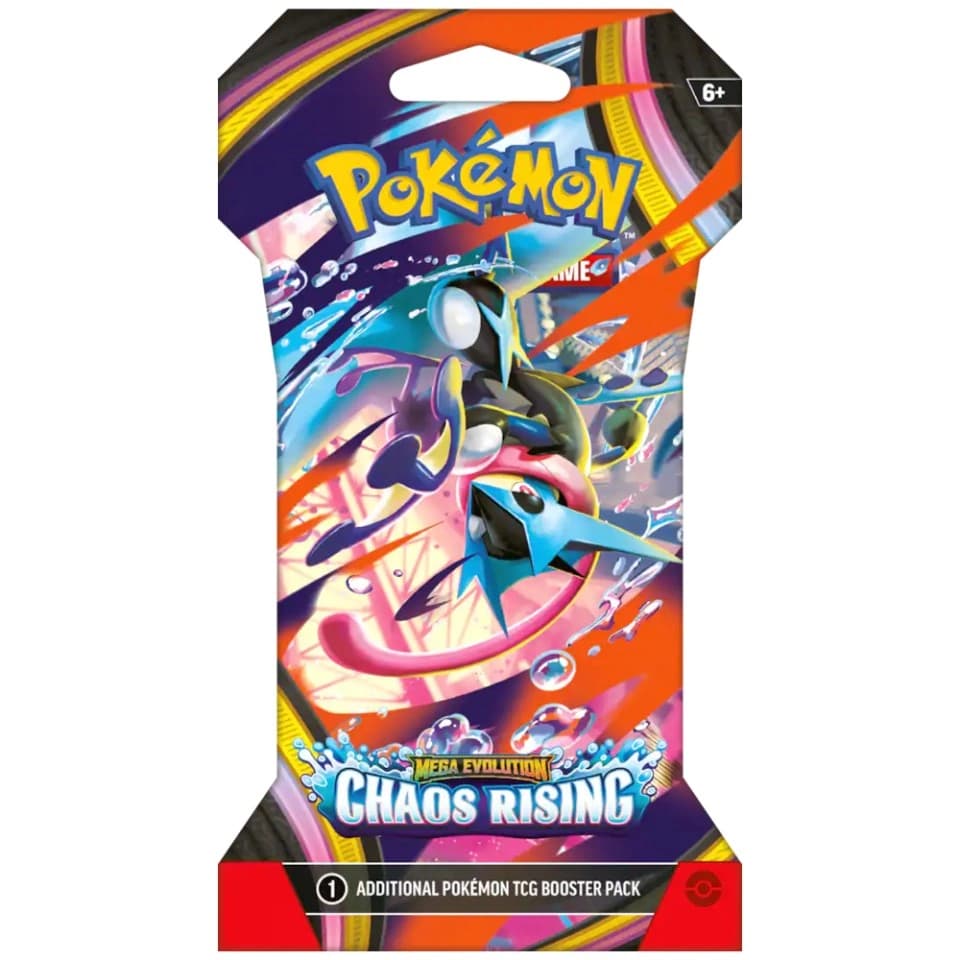 Pokémon Mega Evolution - Chaos Rising Sleeved Booster Pack - imagine de prezentare