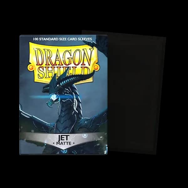 Dragon Shield Standard Sleeves – Matte Jet (100 Sleeves)