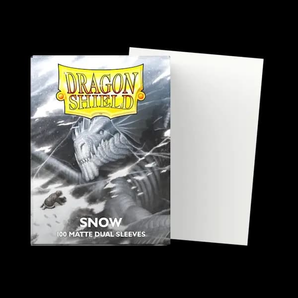 Dragon Shield Standard Dual Matte Sleeves – Snow ‘Nirin’ (100)