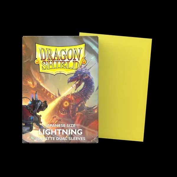 Dragon Shield Japanese Size Dual Matte Sleeves - Lightning ‘Ailia’ (60)