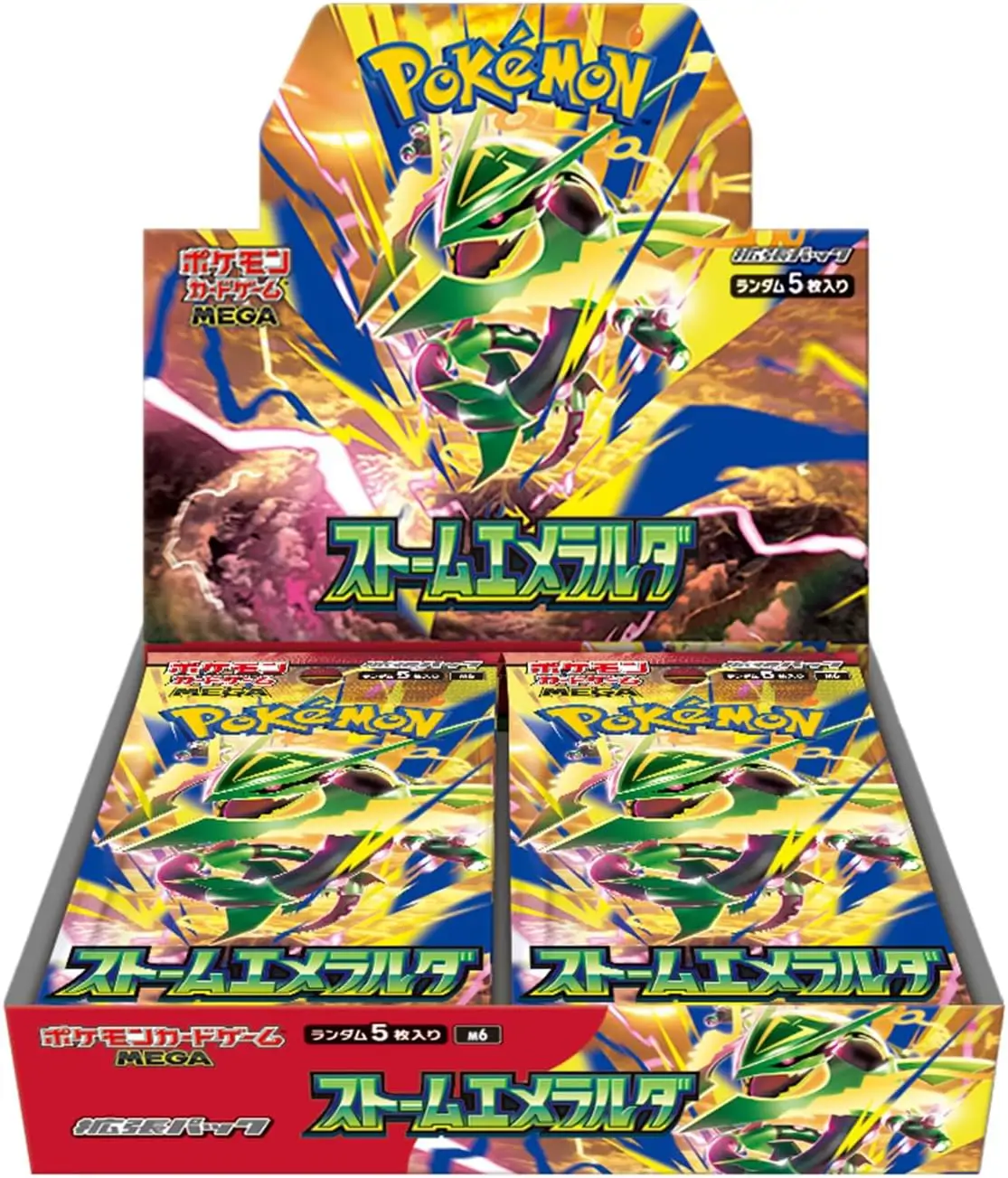 Pokemon Storm Emeralda M6F Booster Box - Editie Japoneza